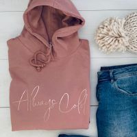 <!-- 001 -->"ALWAYS COLD" Women's Slogan Hooded Sweatshirt...New 2020 Version