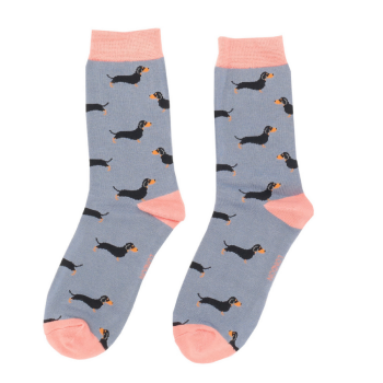 Cute Pair Of Little Sausage Dogs Socks...Make A Gorgeous Christmas Gift