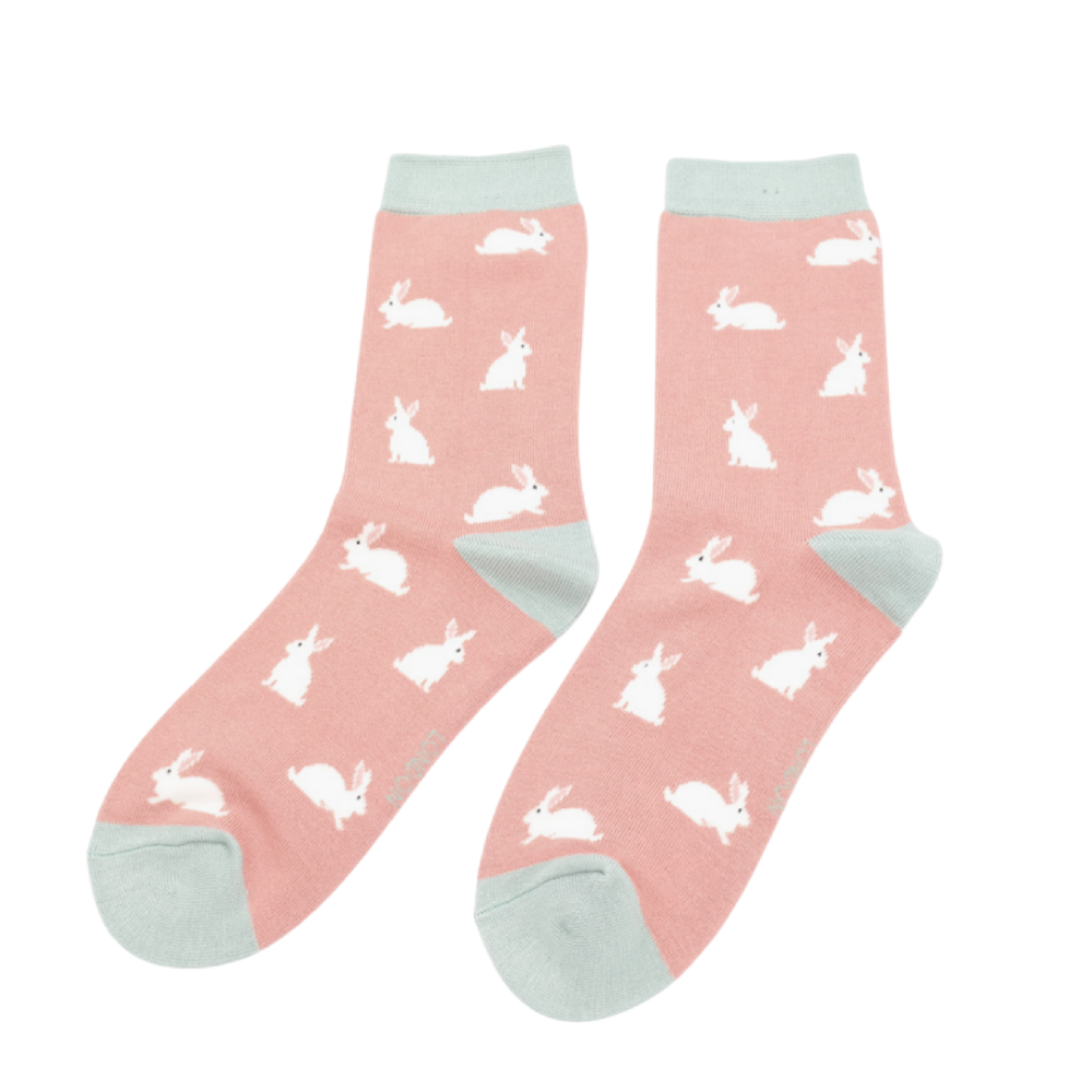 <!-- 005 -->Cute Pair Of Bunny Socks...Make A Gorgeous Gift