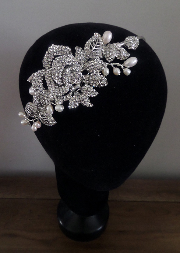 Jo Barnes crystal rose headband