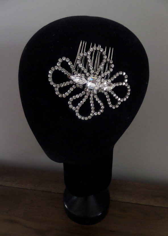 Jo Barnes art deco style hair comb