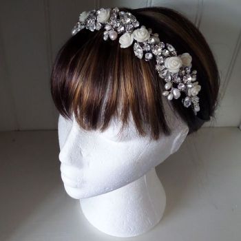 Zahra Floral Bridal Headband