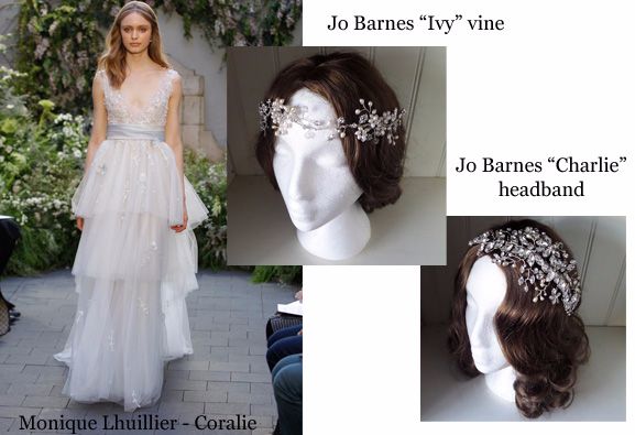 Monique Lhuillier with Jo Barnes accessories