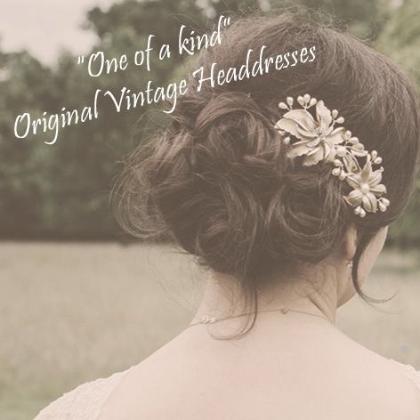 unique original vintage headbands and combs