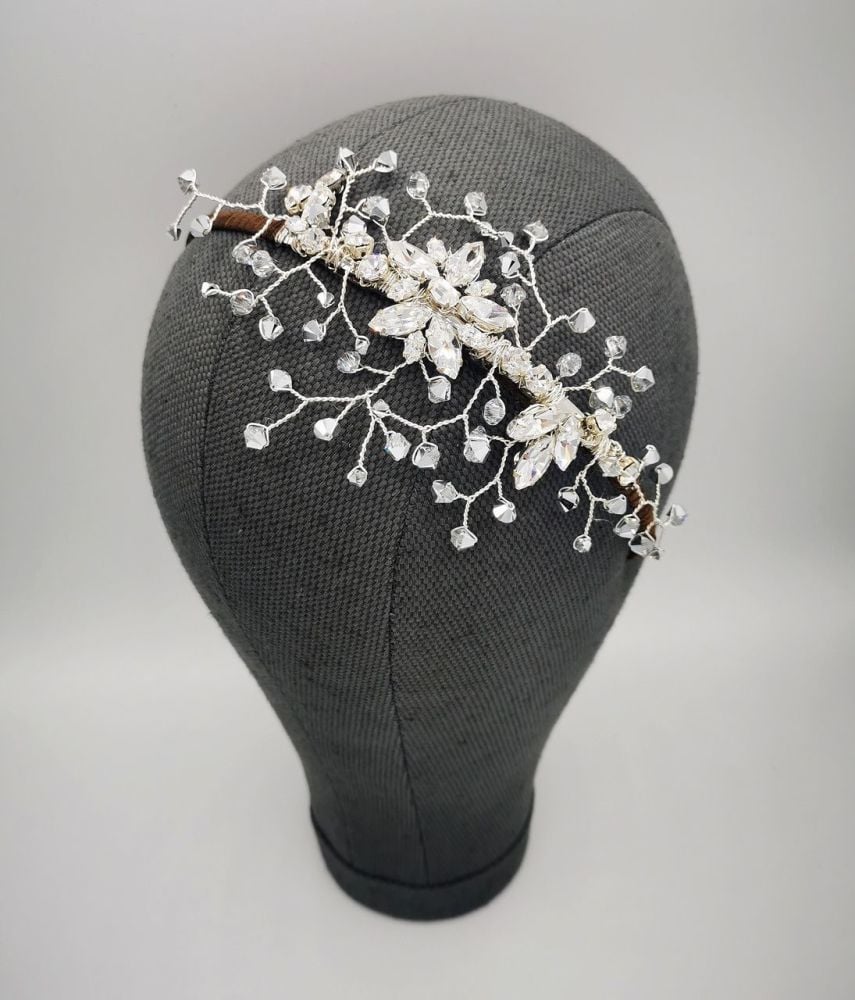 Electra Wedding Side Headpiece