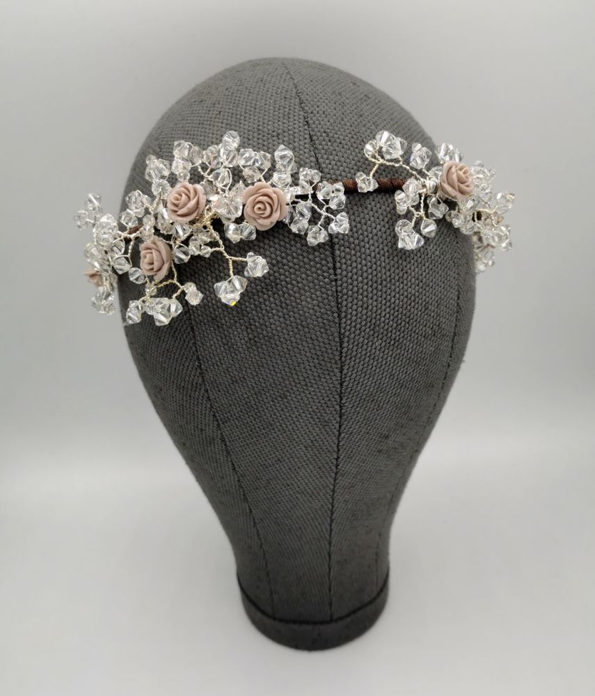 Roza Floral Bridal Headband
