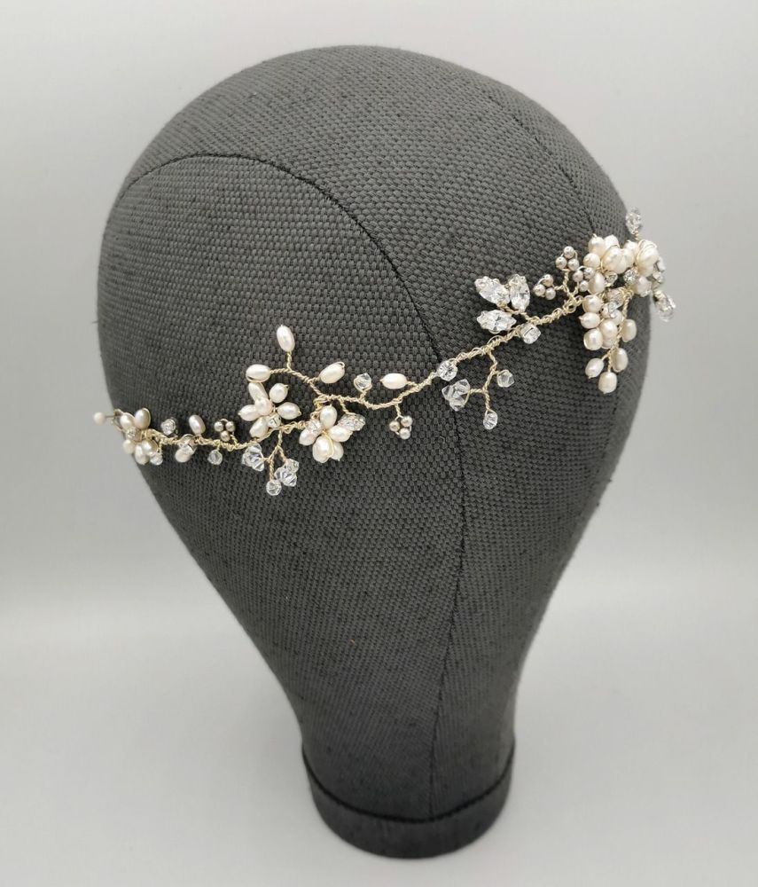 Luxury British made bridal headpieces, wedding vines, wedding combs and ...