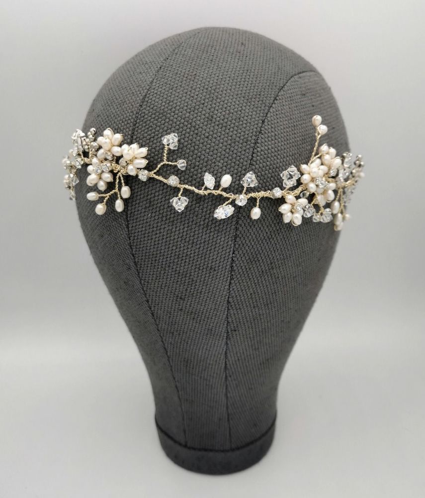 Luxury British made bridal headpieces, wedding vines, wedding combs and ...