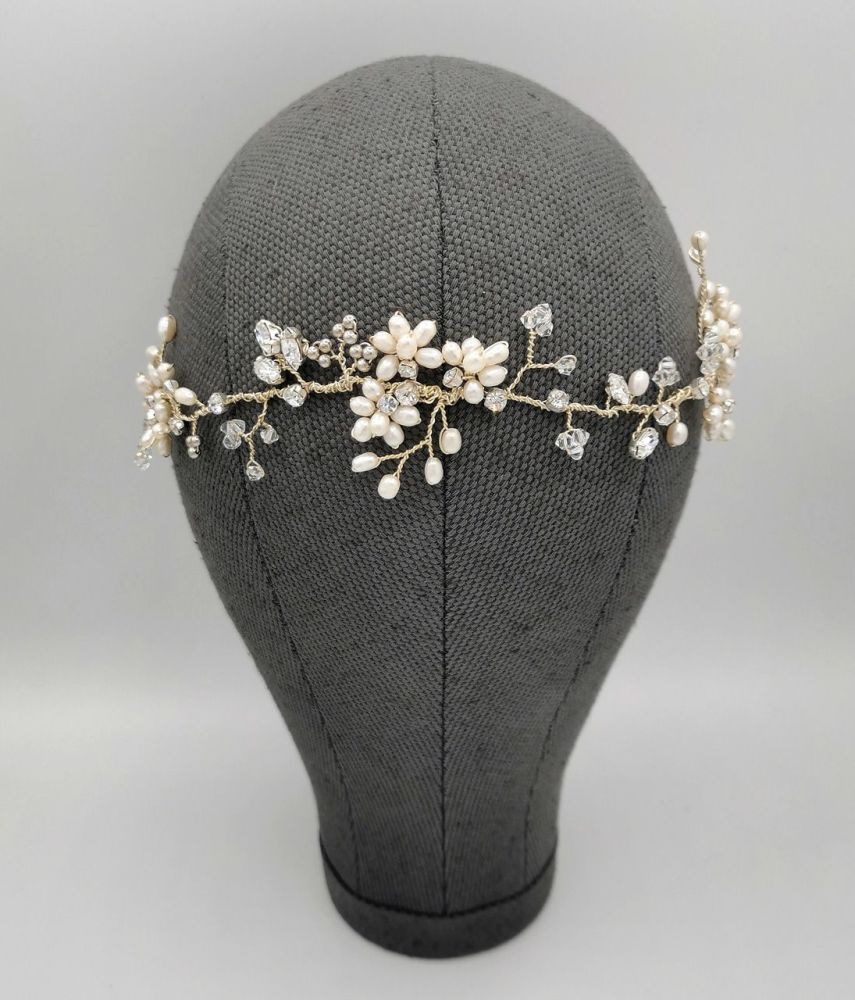 Luxury British made bridal headpieces, wedding vines, wedding combs and ...