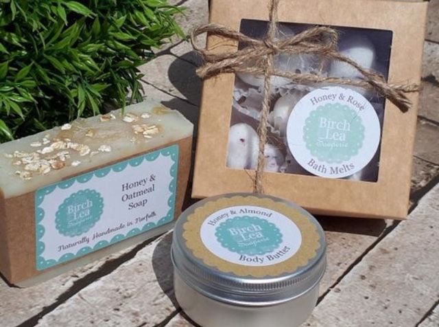 Natural homemade soaps and skin care Norwich Norfolk Birch Lea Soaperie 