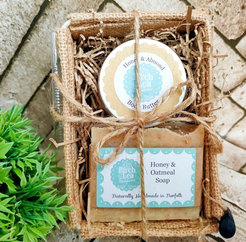 Soap and body butter gift set