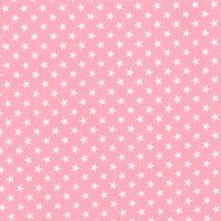 Classiques ~ Small White Stars  on  Pink ~ Sevenberry
