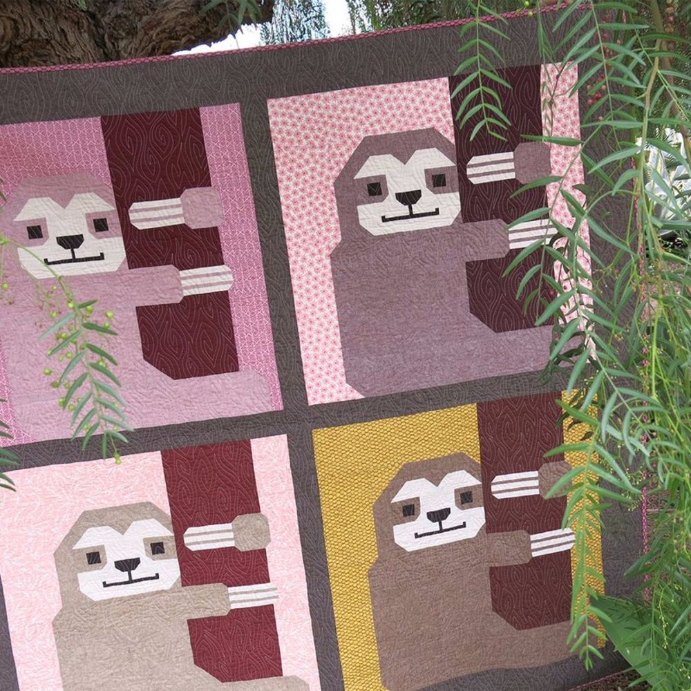 Sleepy Sloth Quilt Pattern ~ Elizabeth Hartman