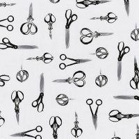 Sewn With Charm ~ Robert Kaufman ~ Scissors