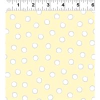 Guess How Much I Love You 2018 by Anita Jeram ~ Clothworks ~ Polka Dots in Lemon