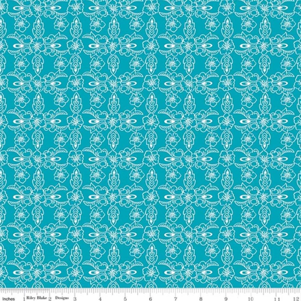 The Handpicked Collection ~ Riley Blake Designs ~ Violet ~ Teal
