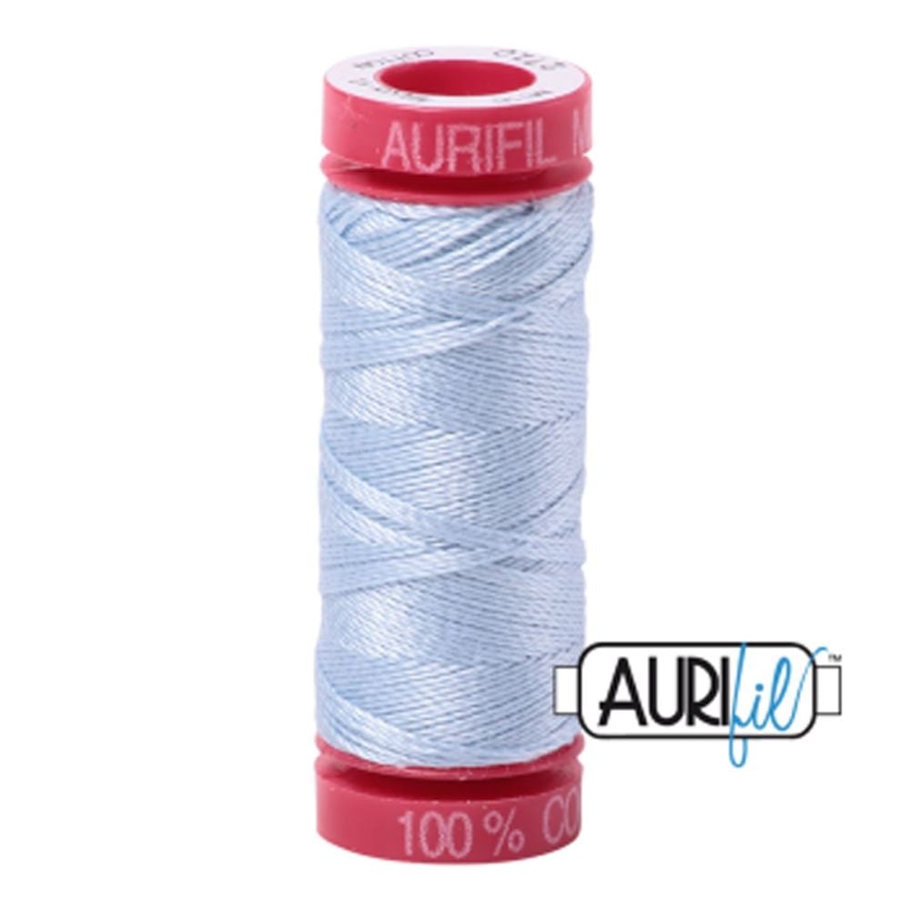 Aurifil 12w Cotton ~ 50m ~ 2710 ~ Light Robins Egg