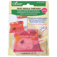 Desk Needle Threader ~ Pink ~ Clover