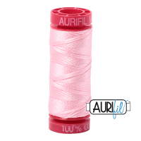 Aurifil ~ 12wt ~ 50 metres ~ 2423 ~ Baby Pink