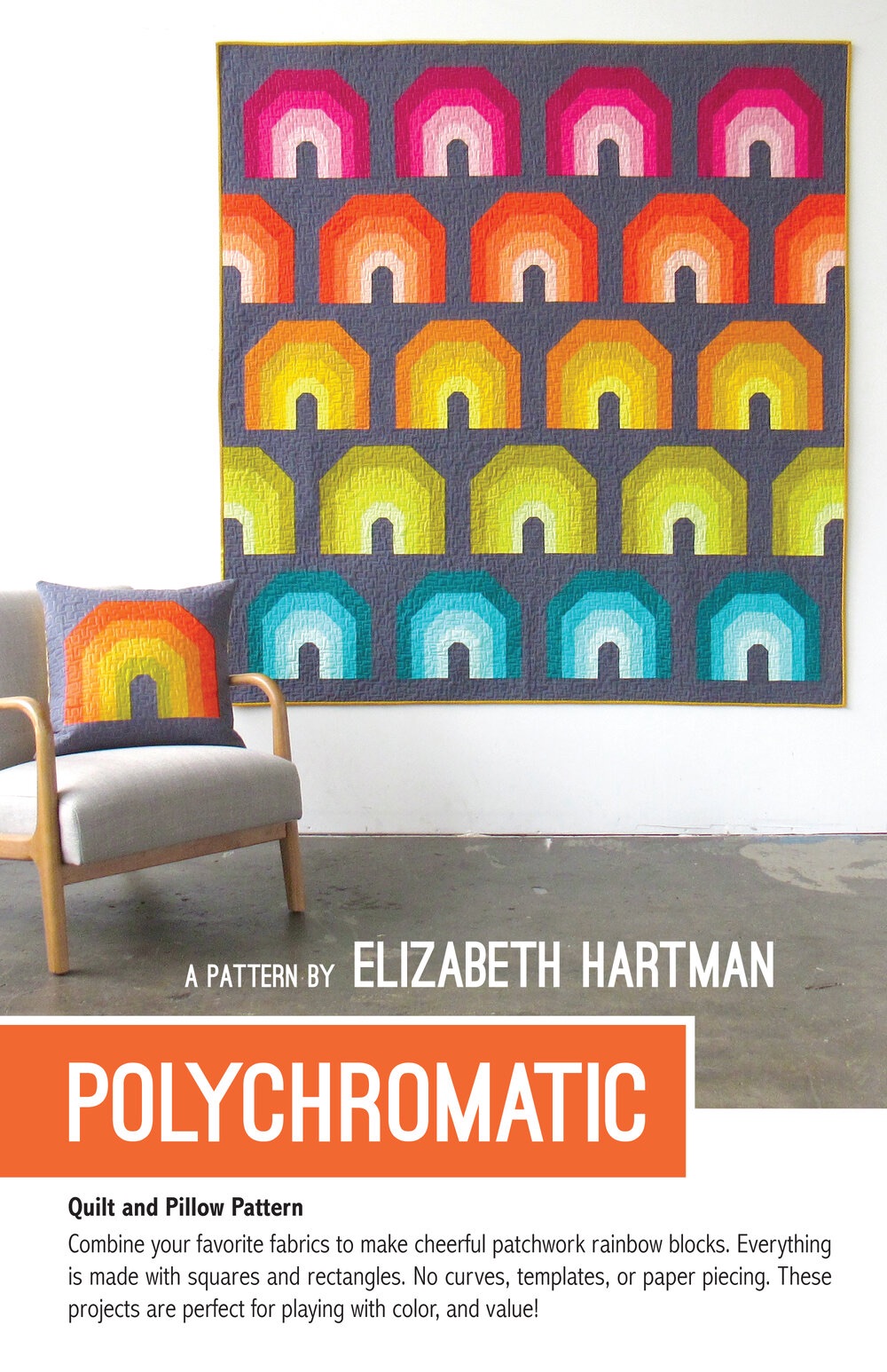 Polychromatic Quilt Pattern ~ Elizabeth Hartman