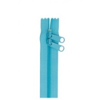 Double Slide Handbag Zipper ~ By Annie ~ 30 Inch ~ Parrot Blue