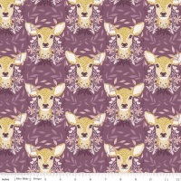 Harmony ~ Melissa Lee ~ Riley Blake Designs ~ Oh Deer ~ Grape