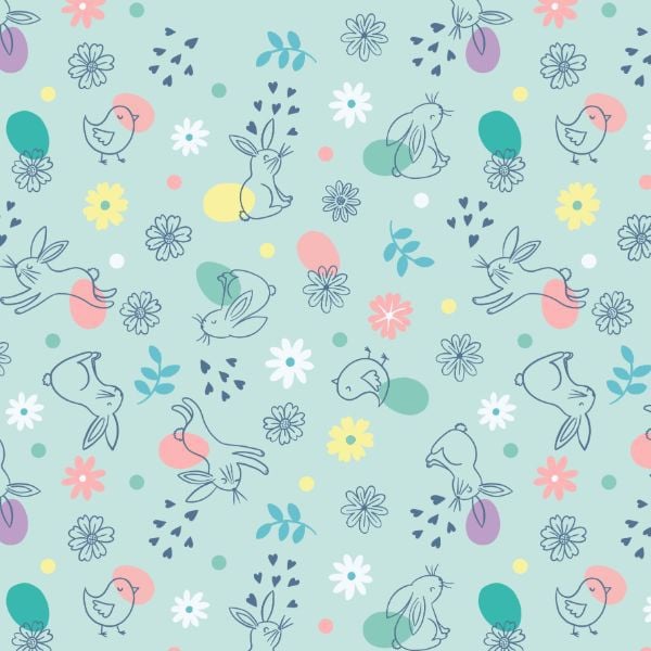 Spring Treats ~ Lewis and Irene ~ Chicks and Bunnies ~ Light Blue