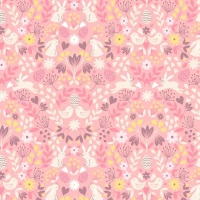 Spring Treats ~ Lewis and Irene ~ Mirrored Bunny and Chicks ~ Rose Pink