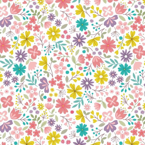 Spring Treats ~ Lewis and Irene ~ Spring Floral ~ Cream