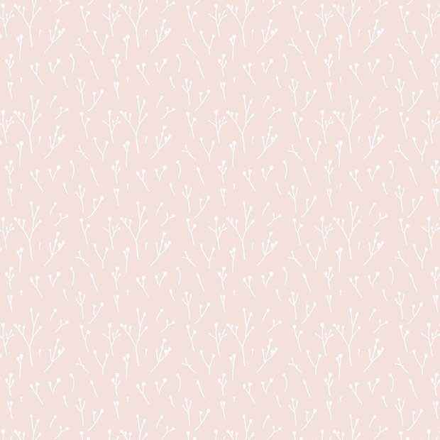 Heart of Summer ~ Lewis and Irene ~ Scattered Seeds on Blush Pink