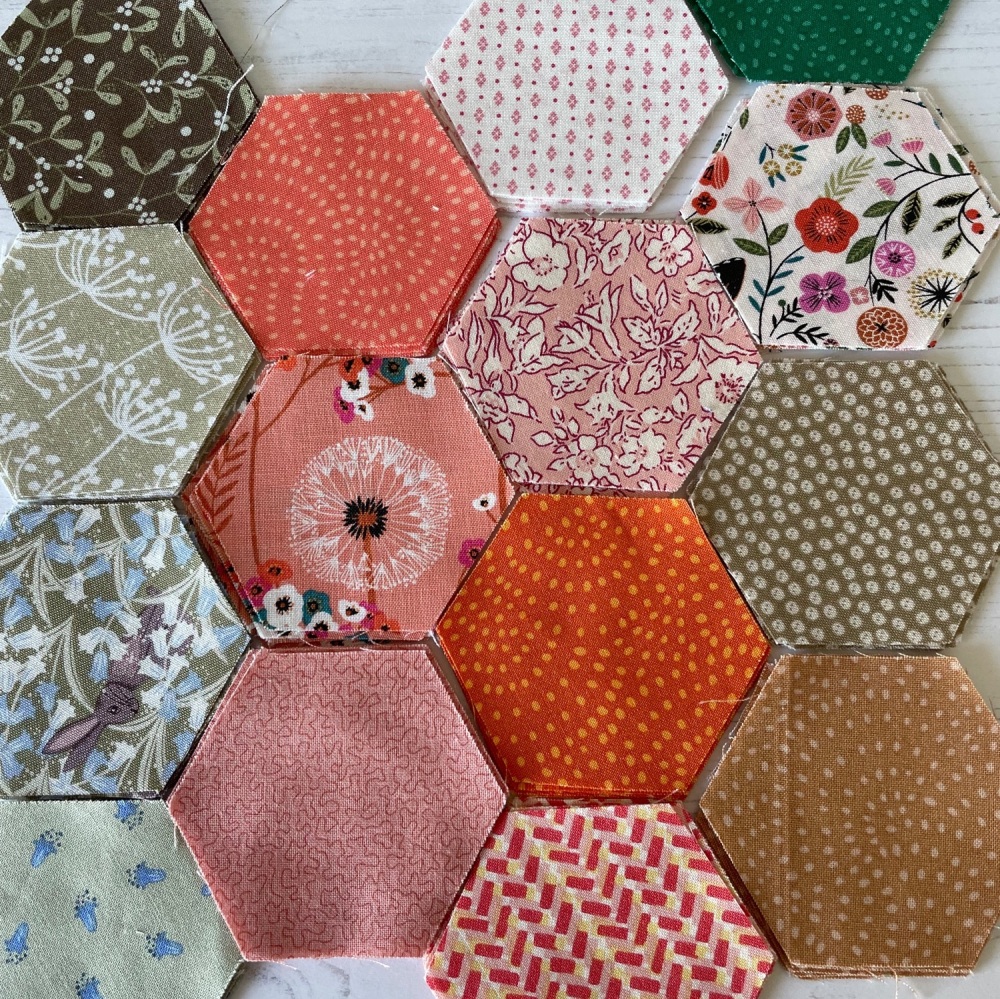 Precut Hexies Forest  Collection.