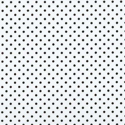 Petite Basics ~ Sevenberry ~ Small Dots ~ Black on White