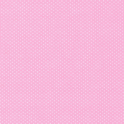 Petite Basics ~ Sevenberry ~ Small Dots ~ White on Pink