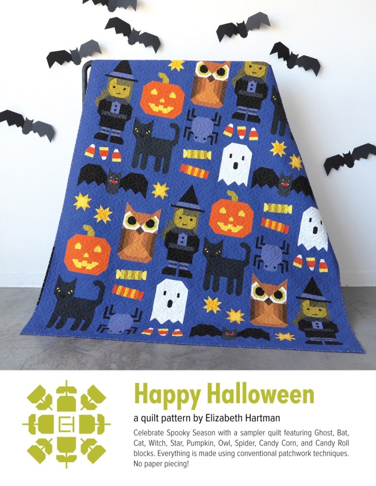 Happy Halloween Quilt Pattern ~ Elizabeth Hartman