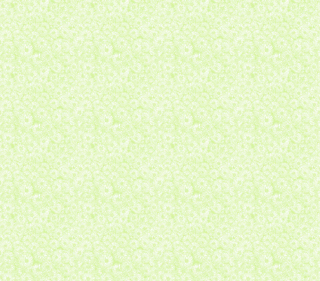 Indelible Soft ~ Anna Maria Textiles ~ Mums (Chrysanthemum) Spring (Green)