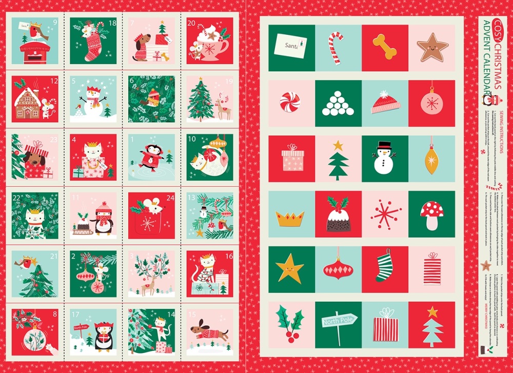 Cosy Christmas ~ Jane Farnham ~ Dashwood Studio ~ Advent Calendar Kit