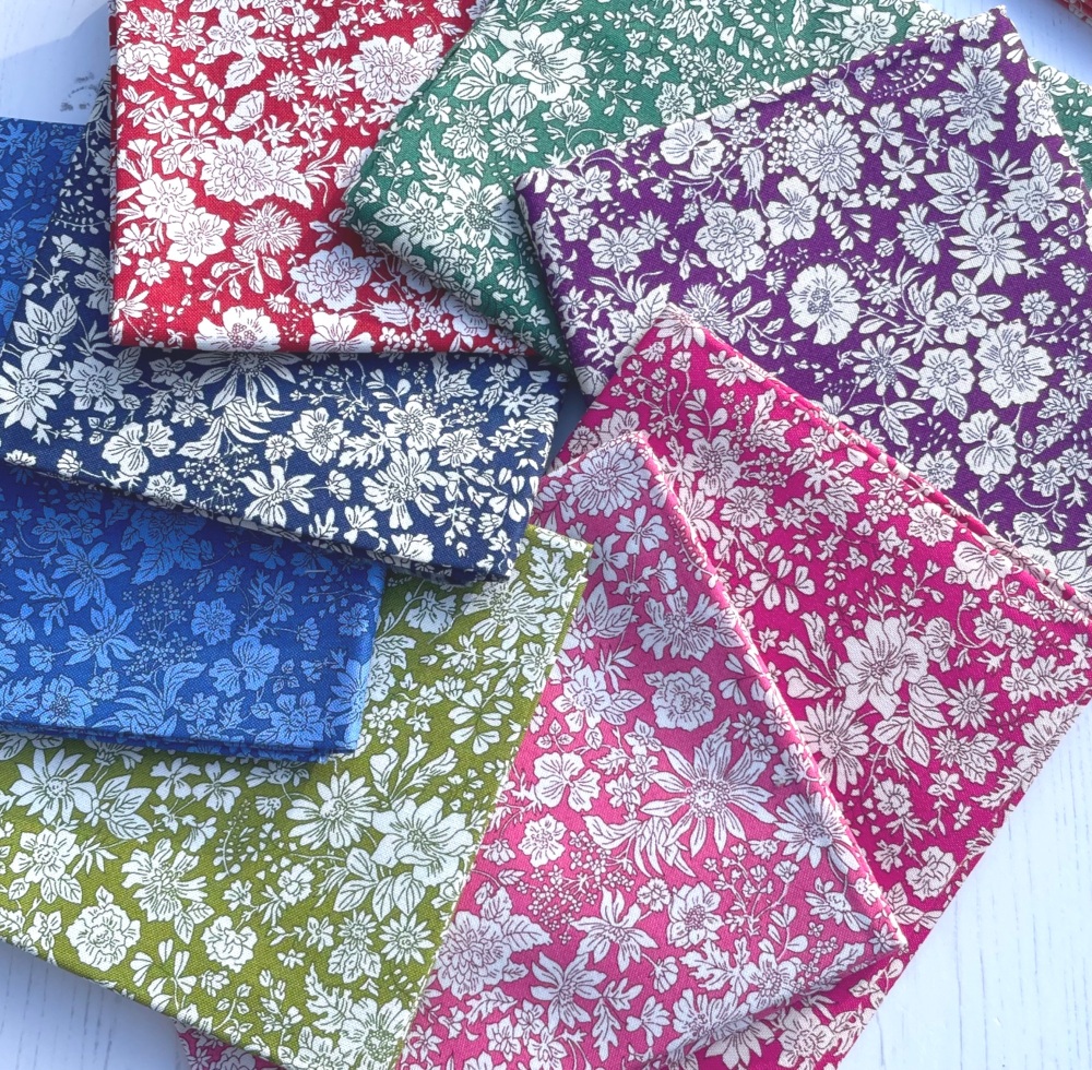 Emily Belle Winter Fat Quarter Bundle ( 8 In Total) ~Liberty