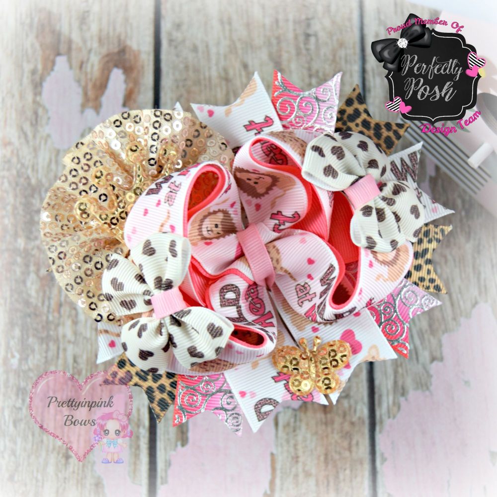 Pageant Bow - Wild At Heart