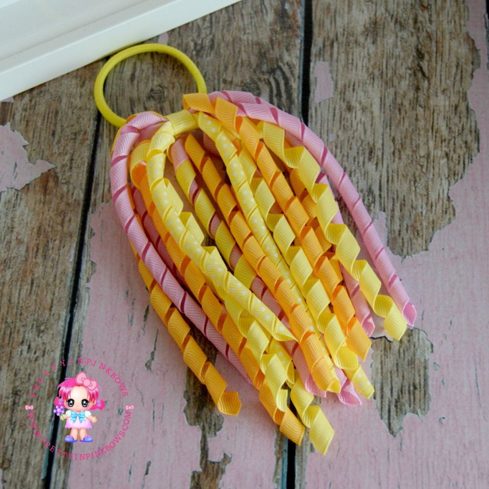 Long Korkers Pink and Yellow On Bobble