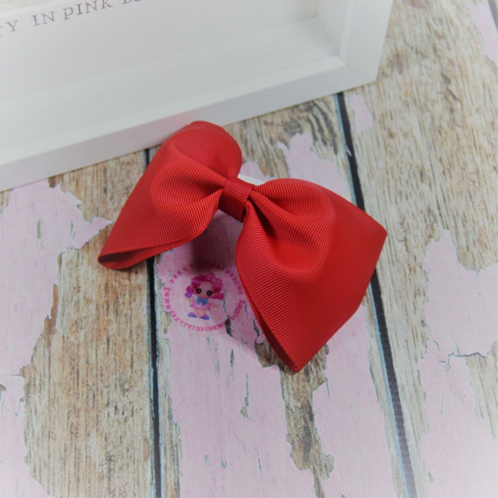 Large Minnie Bow - Red ~ On Bobble