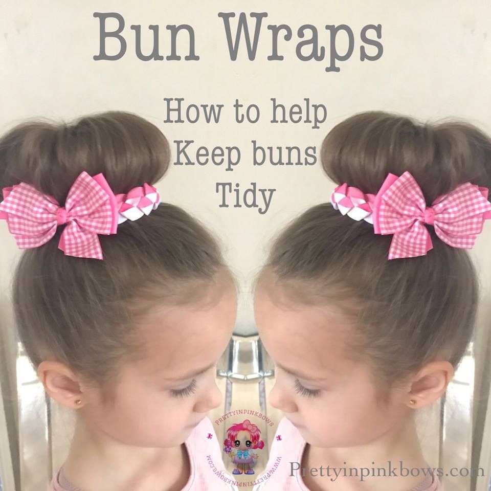 Bun Wrap &quot; How to keep it tidy Theia pink check
