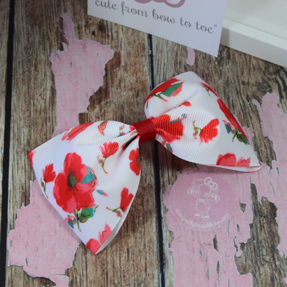 Large Minnie Bows Poppies