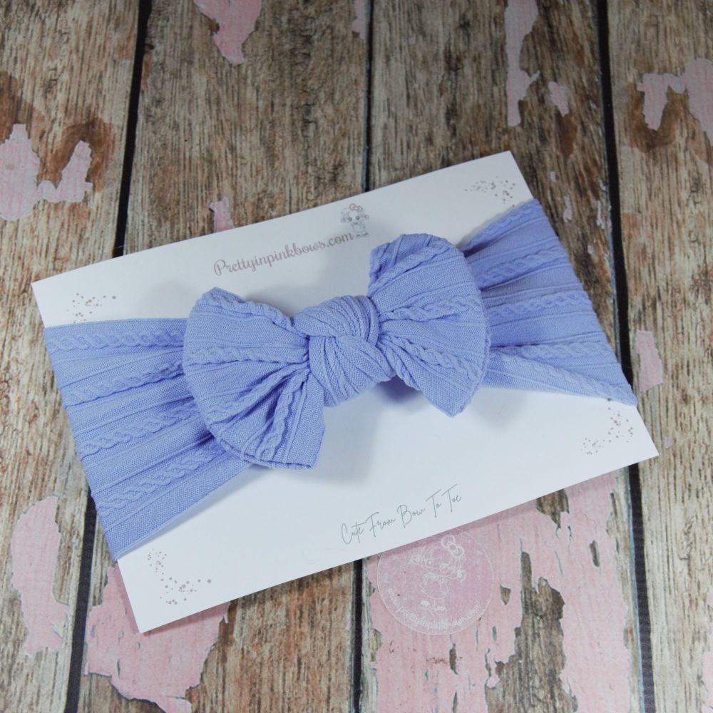 Soft Knit Head Wrap - Lilac