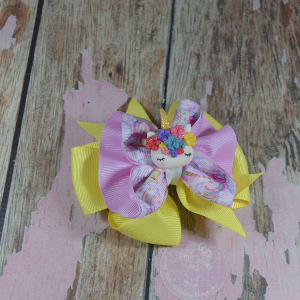 Butterfly Bow - Cupcake unicorn