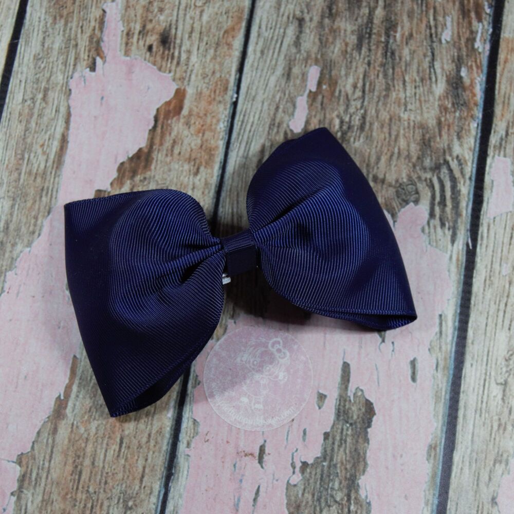 Large Minnie bow - Navy