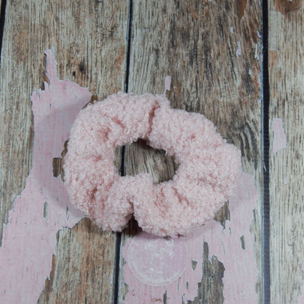 Scrunchie - Light Pink Teddy Bear