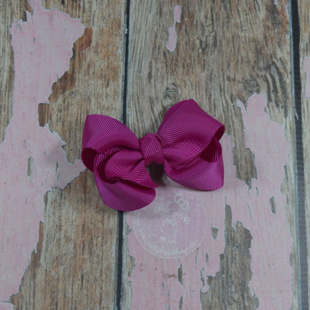 3" Boutique Bow - Raspberry Rose
