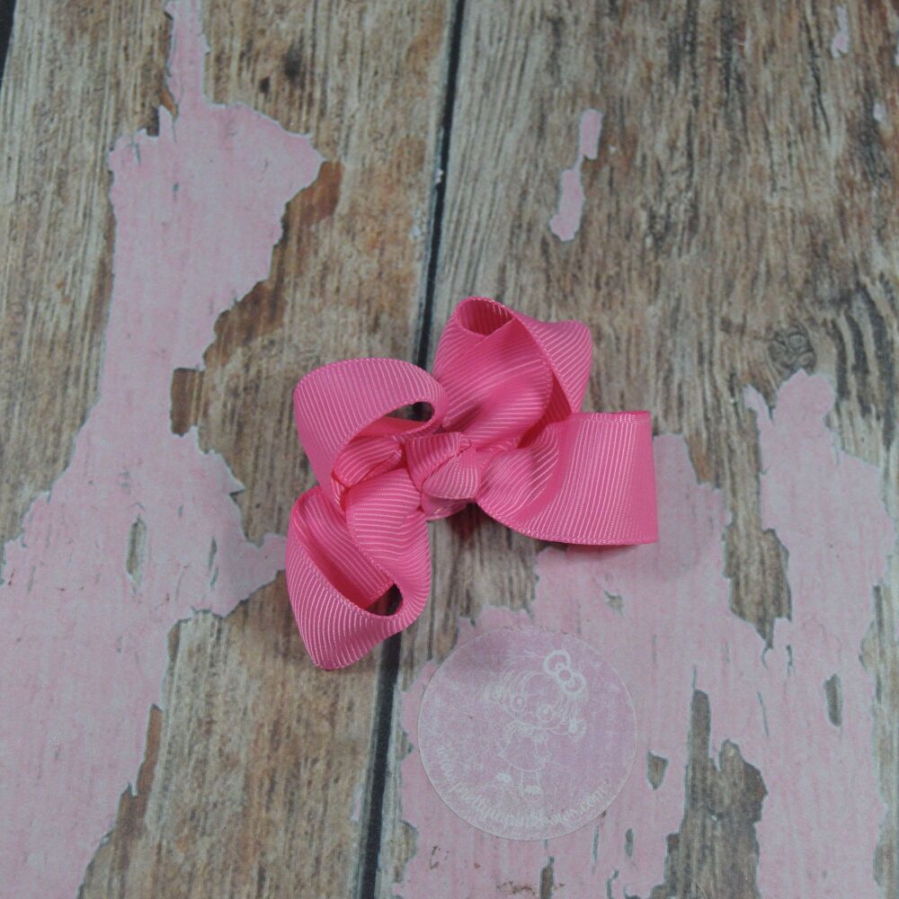3" Boutique Bow - Hot Pink