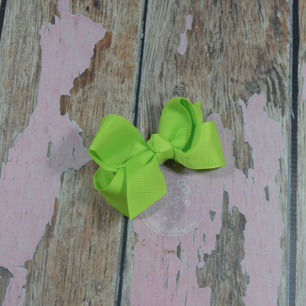 3" Boutique Bow - Apple Green