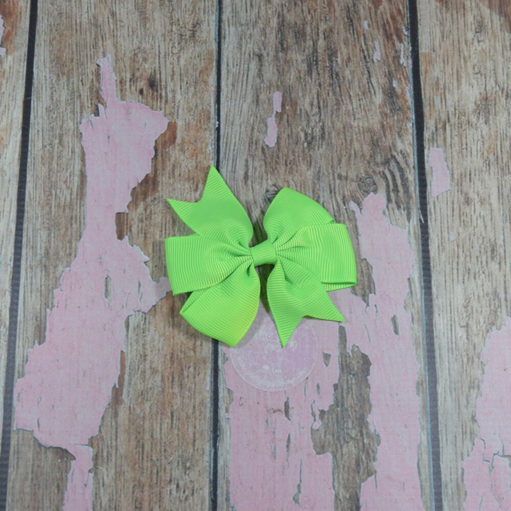 Pinwheel bow - Acid Green